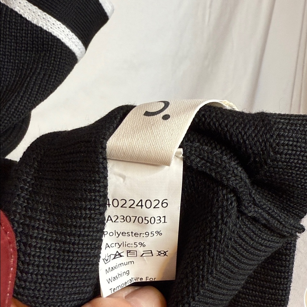 Commense Black Tank Top with White Accents - Picture 4 of 4